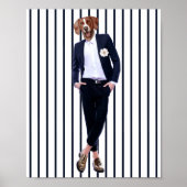 Hund Kopf Poster (Vorne)