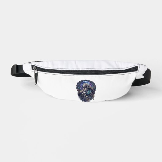 Hund Kristall Mond Enchanted Forest_1 Bauchtasche (Vorderseite)