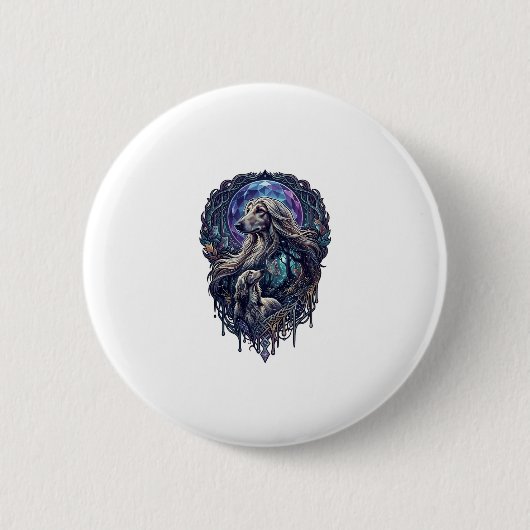Hund Kristallmond Enchanted Forest_1 Button (Vorderseite)