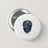 Hund Kristallmond Enchanted Forest_1 Button (Vorne & Hinten)