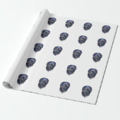 Hund Kristallmond Enchanted Forest_1 Geschenkpapier (Ungerollt)