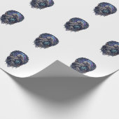 Hund Kristallmond Enchanted Forest_1 Geschenkpapier (Ecke)