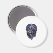 Hund Kristallmond Enchanted Forest_1 Magnet (Vorderseite/Rückseite)