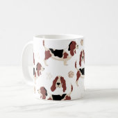 Hund Kunst Tasse • Helle Pop-Art-Optik (Vorderseite Links)