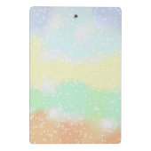 Hund kunterbunt mini klemmbrett (Rückseite)