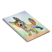 Hund Kunterbunt Notizblock (Rechte Seite)