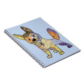 Hund Kunterbunt Notizblock (Rechte Seite)