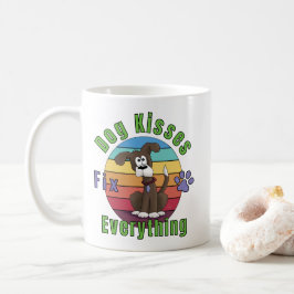 Hund küßt alles in Ordnung Kaffeetasse