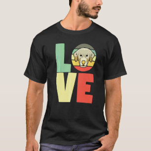 Hund Lab Retriever Liebe Golden Dog Labrador 3 T-Shirt