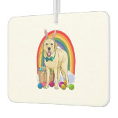 Hund Labrador Retriever Bunny Happy Oaster Day Pup Autolufterfrischer (Links)