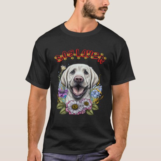 Hund Labrador Retriever T-Shirt (Vorderseite)