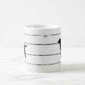 Hund Labrador Rustic Shiplap Kaffeetasse (Mittel)