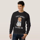 Hund Labrador Tierarzt Doktor Sweatshirt (Vorne ganz)