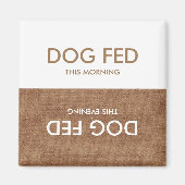 Hund Last Gefüttert ... Abend & Morning Magnet Eri (Vorne)