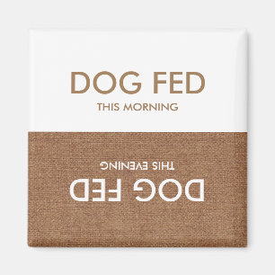 Hund Last Gefüttert ... Abend & Morning Magnet Eri