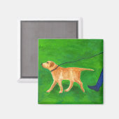 Hund laufen magnet (Vorderseite/Rückseite)