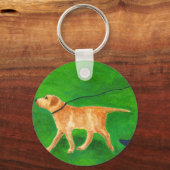 Hund laufen schlüsselanhänger (Vorderseite)