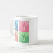 Hund läuft - 4 verschiedene Farben Kaffeemaschine Kaffeetasse (Vorderseite Links)
