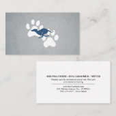 Hund läuft | Paare Visitenkarte (Vorne/Hinten)