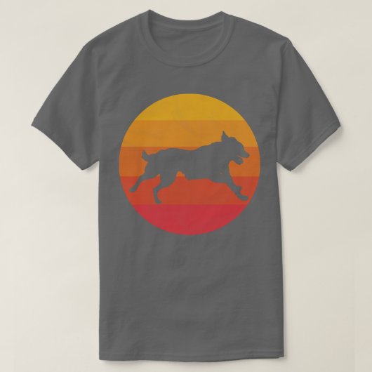 Hund läuft T-Shirt (Design vorne)