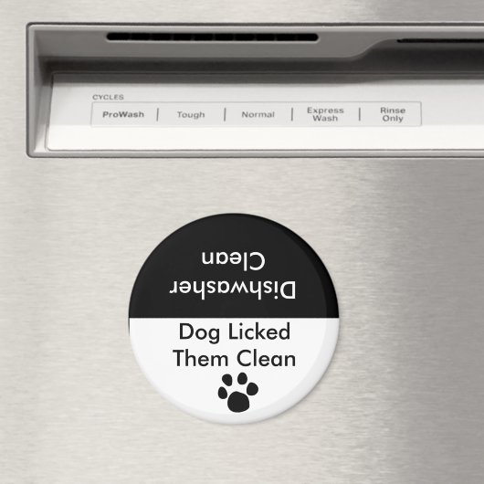 Hund leckte sie sauber magnet (In Situ (Geschirrspüler))