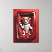 Hund Leinwanddruck (Vorderseite)