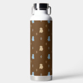 Hund Lhasa Apso Muster Trinkflasche (Vorderseite)