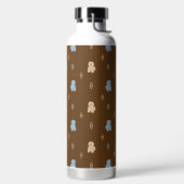 Hund Lhasa Apso Muster Trinkflasche (links)