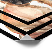 Hund liebt Print OH mein Hund! Poster (Ecke)