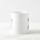 Hund liebt Tasse, Funny Pitbull Kaffeetasse (Mittel)