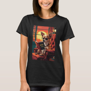 Hund liest Buch Süßes T-Shirt, Bücherliebhaber Bib T-Shirt