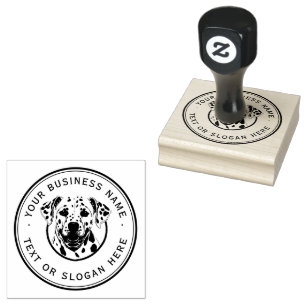 Hund-Logo für kundenspezifische Produkte Große Bri Gummistempel