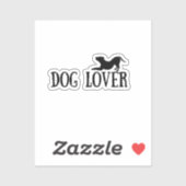 Hund Lover Aufkleber (Blatt)