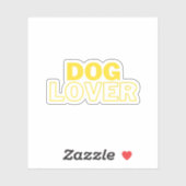 Hund Lover Aufkleber (Blatt)