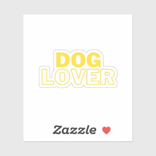 Hund Lover Aufkleber (Blatt)