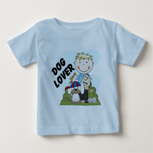 Hund Lover Blond Boy T Shirts und Geschenke (Vorderseite)