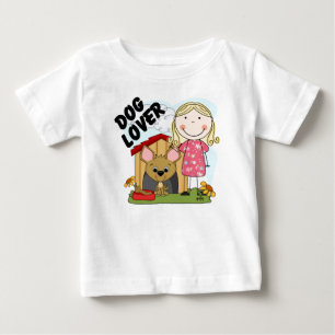 Hund Lover Blond Girl T - Shirt und Geschenke
