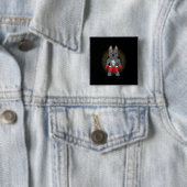 Hund Lover | Brave French Bulldog Fighter Button (Beispiel)