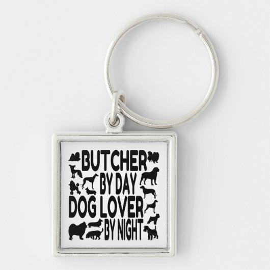 Hund Lover Butcher Schlüsselanhänger (Vorne)