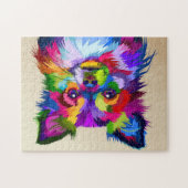 Hund Lover Colorful Chihuahua Dog Puzzle (Horizontal)