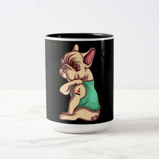 Hund Lover | Coole französische Bulldog I Liebe Ma Zweifarbige Tasse
