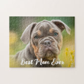 Hund Lover Einfaches, modernes Foto für Haustiere Puzzle (Horizontal)