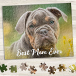 Hund Lover Einfaches, modernes Foto für Haustiere Puzzle<br><div class="desc">Suchen Sie eine einzigartige und personalisierte Möglichkeit, Ihre wertvollen Erinnerungen mit Familie, Freunden und Haustieren zu erfassen? Schauen Sie sich nur unser modernes und einfaches Puzzle an, in dem Sie Ihre Lieblingssendungen und -portraits sehen können! Egal ob Sie Hundefreund sind oder eine besondere Erinnerung an einen geliebten Menschen suchen, unsere...</div>