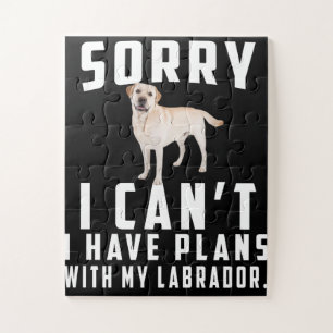 Hund Lover Entschuldige, dass ich mit meinem Lab Puzzle