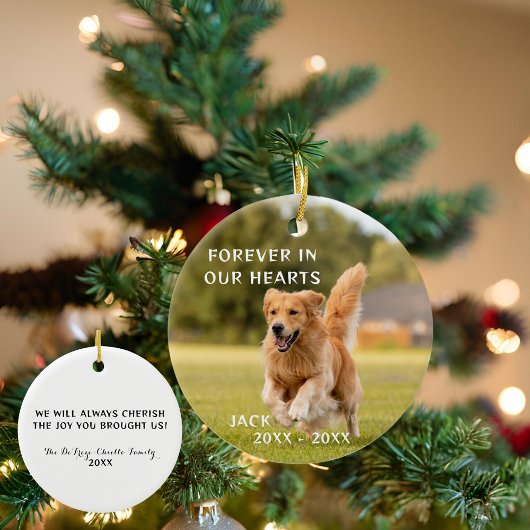 Hund Lover Foto Pet Memory Ornament