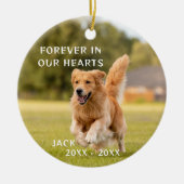 Hund Lover Foto Pet Memory Ornament (Vorne)
