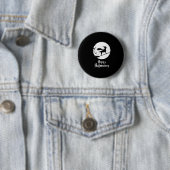 Hund Lover | Frohe Halloween-Labrador Hexenmeister Button (Beispiel)