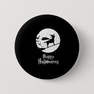 Hund Lover Frohe Halloween-Labrador Hexenmeister Button