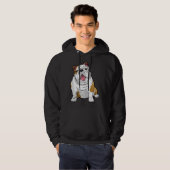 Hund Lover | Funny English Bulldog Welppy Gift Hoodie (Vorne ganz)