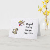Hund Lover Funny Valentine's Day Card Karte (Gelbe Blume)